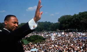 Dr. Martin Luther King, Jr. at the Washington Mall