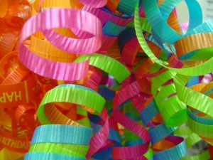 festive ribbons