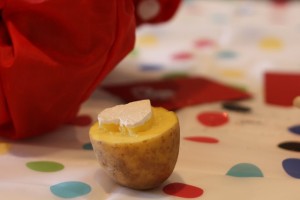 valentine potato stamp